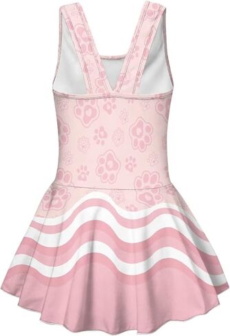 Girls One Piece Swimsuits Size 3-13 Girls Bathing Suits Quick Dry Sleeveless Swimming in Saudi Arabia