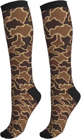 Compression Socks For Women & Men 15-20 Mmhg, Best For Nursing, Running, Cycling, Flight Travel Gifts in Kuwait