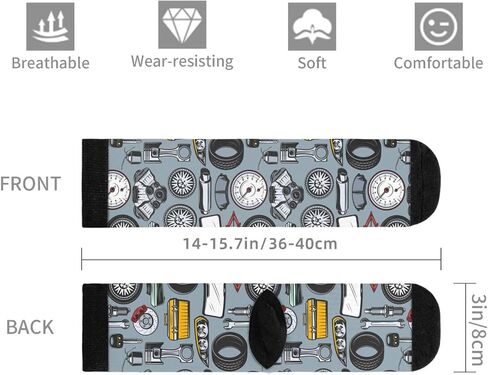 Car Mechanic Novelty Crew Socks Casual Crazy Funny Dress Socks For Women Men Teens Gift in Saudi Arabia