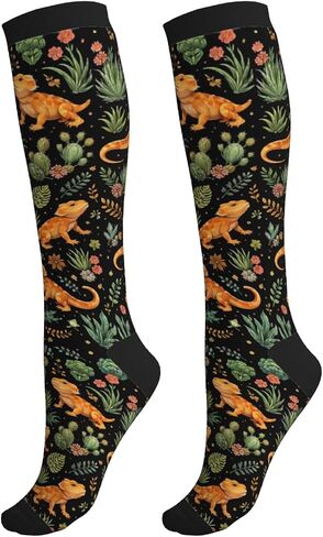 Compression Socks For Women & Men 15-20 Mmhg, Best For Nursing, Running, Cycling, Flight Travel Gifts in Kuwait
