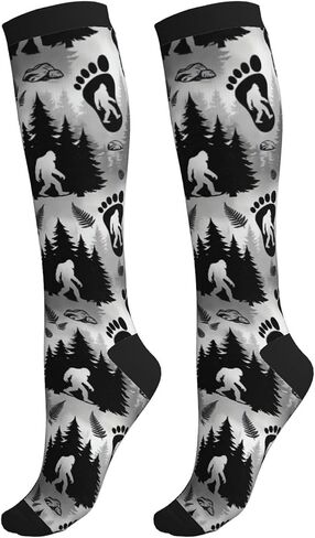 Compression Socks For Women & Men 15-20 Mmhg, Best For Nursing, Running, Cycling, Flight Travel Gifts in Kuwait