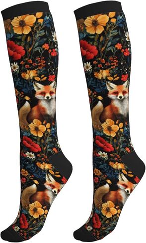 Compression Socks For Women & Men 15-20 Mmhg, Best For Nursing, Running, Cycling, Flight Travel Gifts in Kuwait