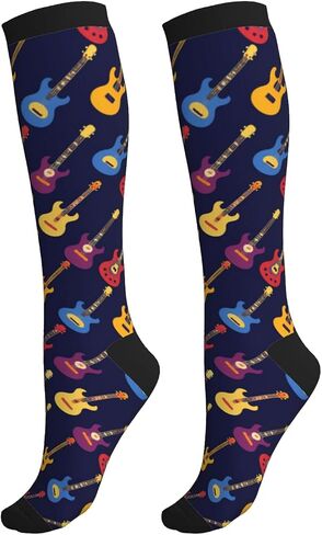 Compression Socks For Women & Men 15-20 Mmhg, Best For Nursing, Running, Cycling, Flight Travel Gifts in Kuwait