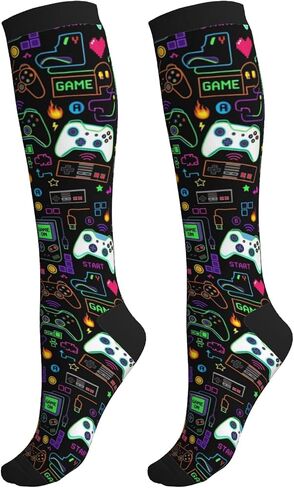 Compression Socks For Women & Men 15-20 Mmhg, Best For Nursing, Running, Cycling, Flight Travel Gifts in Kuwait