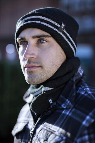 HEAT HOLDERS - Mens Hi Vis Thermal Insulated Reversible Knit Cap 3.4 tog One Size in Saudi Arabia