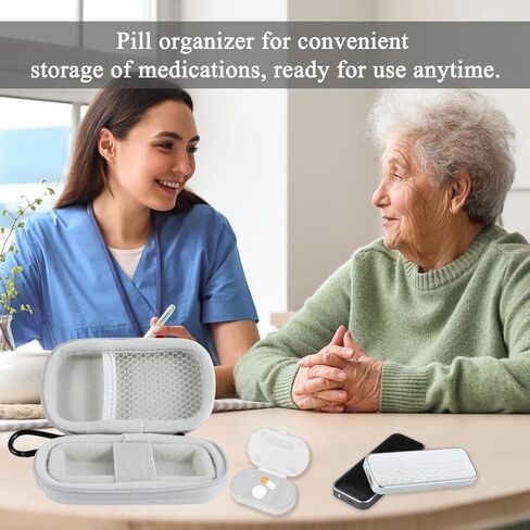 Carrying Case for Kardiamobile EKG Monitor,Hard Shell Case for Kardiamobile 6L 5L,Travel Heart Monitor EKG Protector,Heart Rate Monitor Holder (Gray #1) in Saudi Arabia