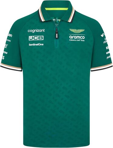 قميص Aston Martin F1 للرجال 2024 Team Polo - أخضر - المقاس: X-Small in Kuwait