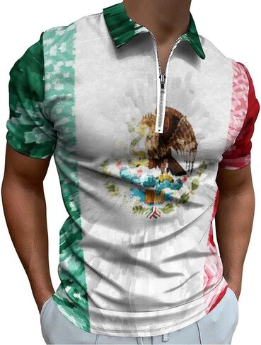 Zakqeik Croatian Flag Polo-Shirts for Men Short Sleeve Slim Fit Collared T-Shirt in Saudi Arabia