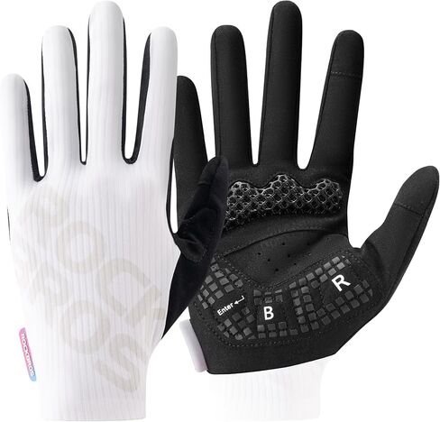 ROCKBROS Cycling Gloves for Men Women – 3D Padded Gel Breathable Biking Gloves, Touchscreen Compatible, Available in Half Finger & Full Finger for Outdoor Sports in Kuwait