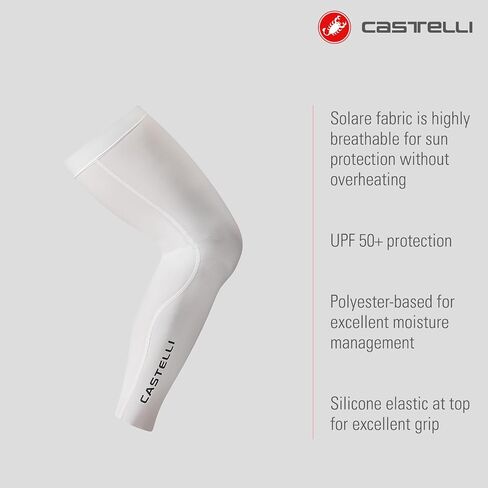 CASTELLI UPF 50+ ساق خفيفة 3 أكمام، حماية من الأشعة فوق البنفسجية، ملابس ساق ركوب الدراجات ماصة للرطوبة وقابلة للتنفس للرجال والنساء in Kuwait