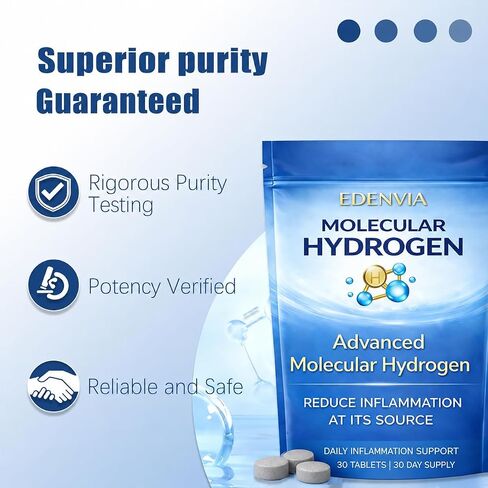 EDENVIA Molecular Hydrogen Tablets -30 Tablets in Kuwait