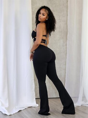 Sexy Romper for Women Sleeveless Hollow out Halter Jumpsuit Party Club Black Clothes in Saudi Arabia