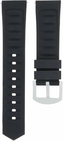 حزام ساعة مطاطي من Ewatchparts مقاس 20 مم متوافق مع تاغ هوير F1CAC1110 XG1337، BT0710 أسود in Kuwait