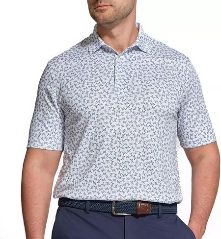 Greg Norman Performance Golf Polo Shirts for Men, Mens Polo Shirts Short Sleeve Moisture Wicking Golf Tees, Gifts for Dad in Kuwait