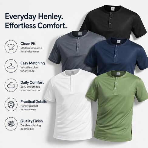 Men's Summer Short Sleeve Polo Shirt, Moisture-Wicking & Breathable, Quick-Dry Polyester Fabric, Casual Business Golf Wear in Kuwait