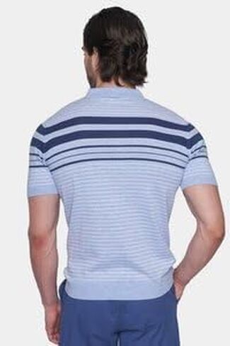 The Quarter Button Polo (Athletic Blue) in Saudi Arabia