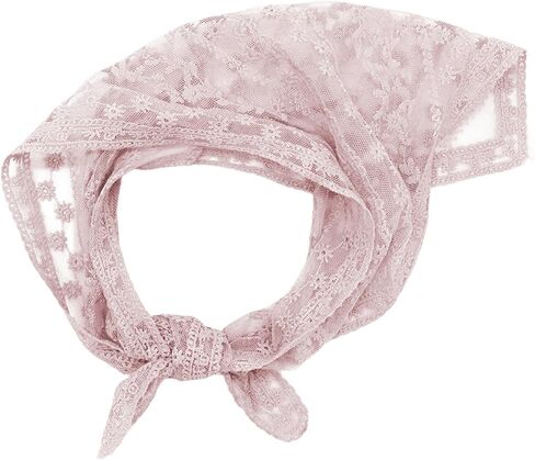 Triangle Head Scarf for Women with Lace Floral for Picnic Casual in Kuwait