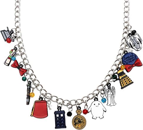 Fashion Dr Who Necklaces Jewelry Accessories for Women Men in Saudi Arabia
