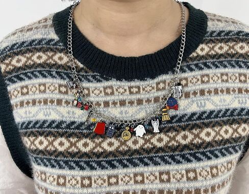 Fashion Dr Who Necklaces Jewelry Accessories for Women Men in Saudi Arabia