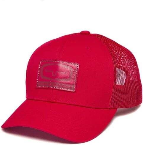Kimes Ranch Camden Mid Profile Curved Bill Hat with Leather Debossed Patch in Kuwait