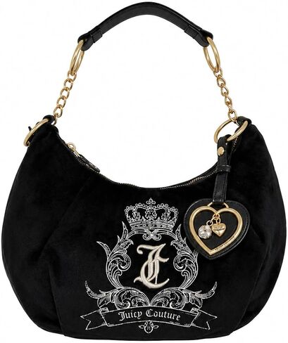تحتاج Juicy Couture إلى المزيد من حقيبة الكتف Juicy Hobo مع سحر القلب in Kuwait