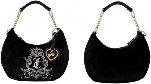 تحتاج Juicy Couture إلى المزيد من حقيبة الكتف Juicy Hobo مع سحر القلب in Kuwait
