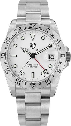 watchdives GMT Automatic Watch WD16570B Dual Time Zone Dive Wristwatch 38mm Sapphire Crystal 100M Waterproof in Saudi Arabia