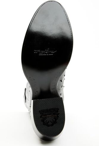 حذاء Tony Lama رجالي Exotic Full-Quill Ostrich Western Boot بمقدمة مستديرة - SG1052 9 D(M) US أسود in Kuwait