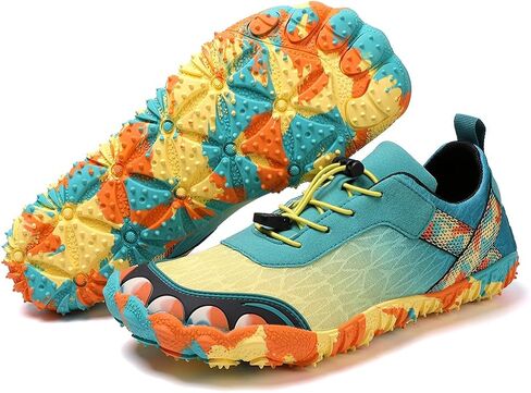 Barefoot Shoes Outdoor Sport Waer Shoes for Women Men Breathable Layer Mesh Barefoot-Style Non-Slip Trail Sneakers for Pool River Swim Hiking Climbing Cycling Water Activities in Saudi Arabia