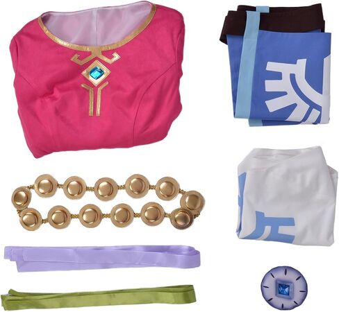 miccostumes Women's Princess Skyward Sword Cosplay Costume Dress in Kuwait