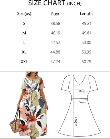 Womens Summer Flowy Boho Floral Dresses Casual Loose Short Sleeve Beach Maxi Dress in Kuwait