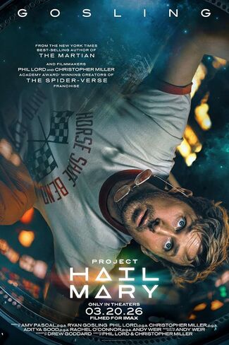 XIHOO Project Hail Mary 2026 Movie Posters for Boys & Girls Bedroom Decor Wall Art Print Gift Poster 16x24, Unframed in Saudi Arabia