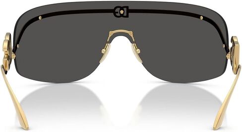 Dolce & Gabbana DG 2320 02/87 Gold Metal Shield Sunglasses Grey Lens in Kuwait
