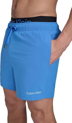 Calvin Klein Men's Volley Quick Dry Stretch Swim Trunk in Saudi Arabia