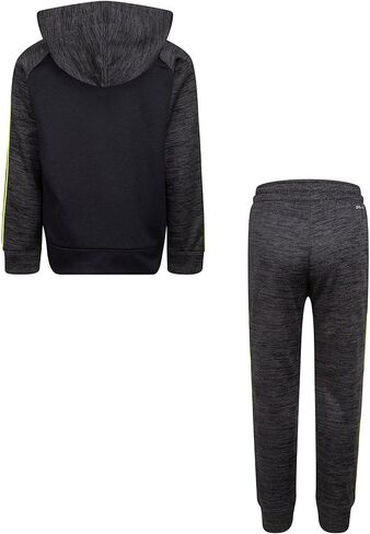 Nike boys Therma Pop Zip-up Hoodie and Pants Two-piece Set (Little Kids) in Kuwait