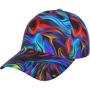 Tie Dye Baseball Cap Snapback Hats Adjustable Trucker Hat for Men Women in Saudi Arabia