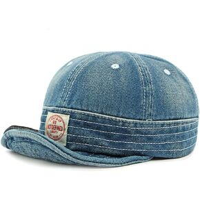 FASHIXD Vintage Denim Baseball Cap Washed Cotton Soft Brim Adjustable Hat for Men & Women in Kuwait