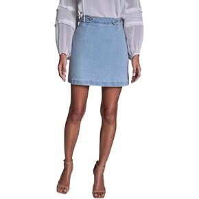 BCBGeneration Womens Mini Skirt with Button Detail at Waist in Saudi Arabia