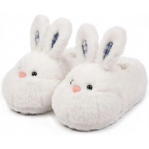 ARELUX Cute Farm Animal Slippers for Women - Fuzzy Plush Winter Bunny House Shoes with Warm Lining, Non-Slip Sole, Cozy Animal Slippers for Indoor/Outdoor in Saudi Arabia