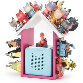House for Tonies Box 1/2 Magnetic Storage Shelf, Holder for TonieBox (Display 20–40 Tonies Figures and Characters), Wall Shelf Organizer for Tonie—Suitable for Wall Mounting or Desktop Use in Saudi Arabia