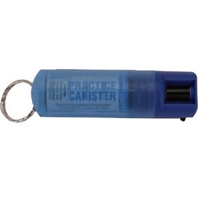 SABRE Practice Spray with Twist Lock, Inert Water-Based Formula, 10-Foot (3-Meter) Range, Helps to Build Confidence, Muscle Memory and Familiarity, Ergonomic Finger Grip, Key Ring, Blue in Saudi Arabia