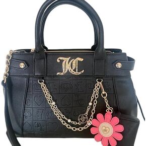 Juicy Couture Pretty Pop Shoulder Bag Chain Strap Charm Accent Small Handbag in Saudi Arabia