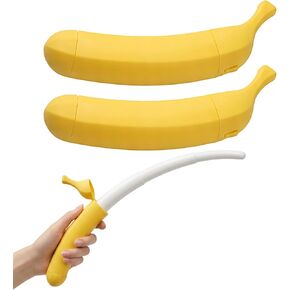 2PCS Banana Props, Retractable for Cosplay Events and Role-Playing Games, Small Size Collapsible Banana Props, Set of Two for Creative Play and Theatrical Performances Yellow in Saudi Arabia