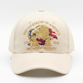 Baseball Cap USA 250th Anniversary 1776-2026 Embroidered Eagle Liberty Hat Adjustable Casual Hat for Men Women in Saudi Arabia