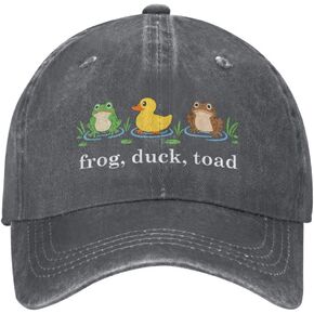 Frog Duck Toad Hat for Men Black Women Funny Dirty Adjustable Baseball Hats for Dad Humor in Kuwait