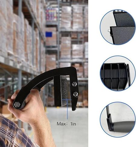 Plywood Carrier & Panel Carrier - Adjustable Drywall Carrying Tool for 0-1 Inch Thickness Boards, Ergonomic Drywall Carrier with Non-Slip Grips​ in Kuwait
