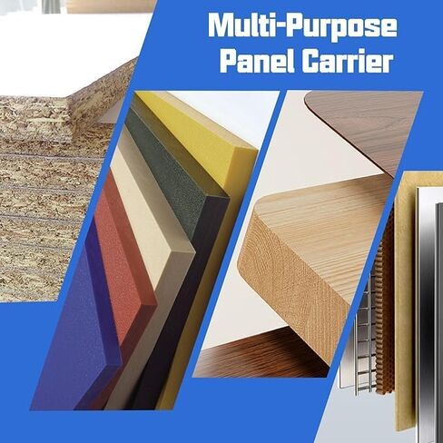Plywood Carrier & Panel Carrier - Adjustable Drywall Carrying Tool for 0-1 Inch Thickness Boards, Ergonomic Drywall Carrier with Non-Slip Grips​ in Kuwait
