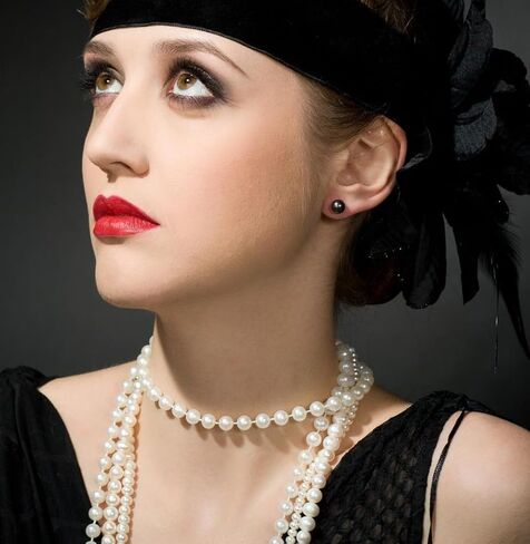 8mm Freshwater Pearl Earrings Pearl Stud 3 Pairs Pink White Black Red Blue in Kuwait