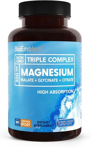 BioEmblem Magnesium Glycinate 120 Capsules in Saudi Arabia