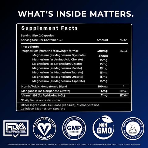 CALMg Magnesium Pills for Sleep & Recovery | Surgeon Formulated | Magnesium Citrate & Glycinate | Enhanced Supplement Blend for Restful Sleep, Muscle Relaxation & Post Surgery in Saudi Arabia